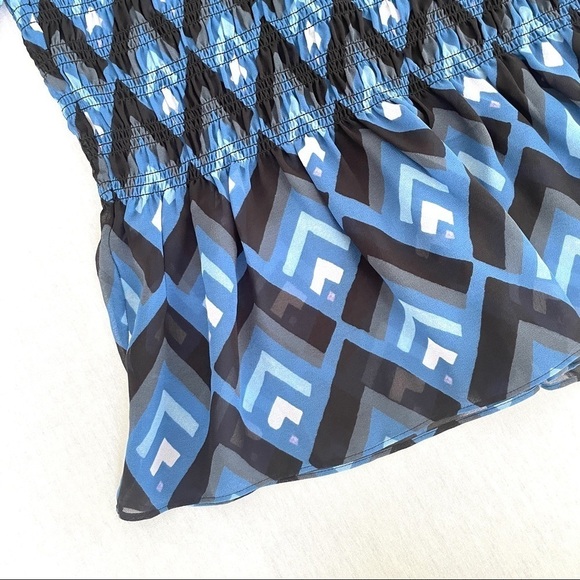 Club Monaco Luceenie smocked Peplum Blouse - Picture 4 of 9